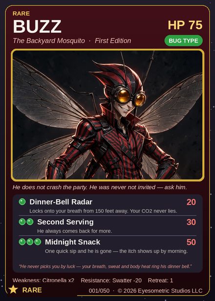 Buzz — Channel Legends First Edition card #001