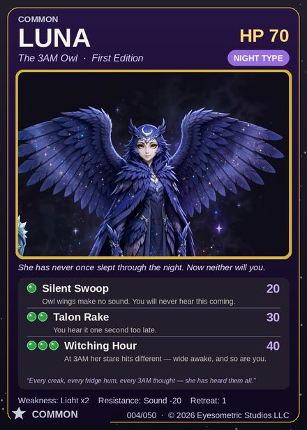 Luna — Channel Legends First Edition card #004