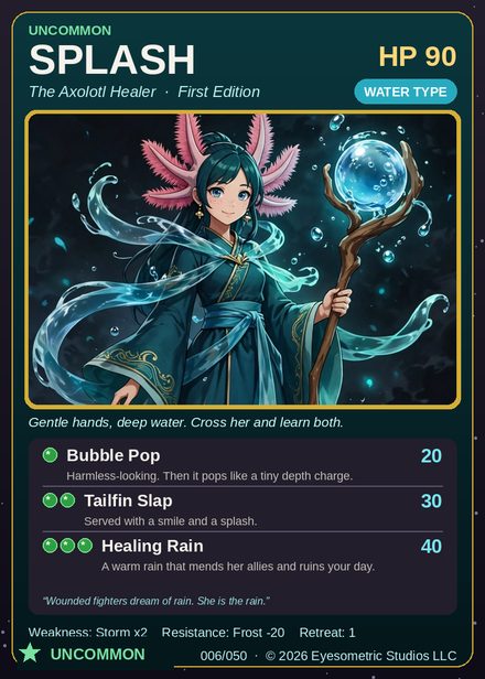 Splash — Channel Legends First Edition card #006