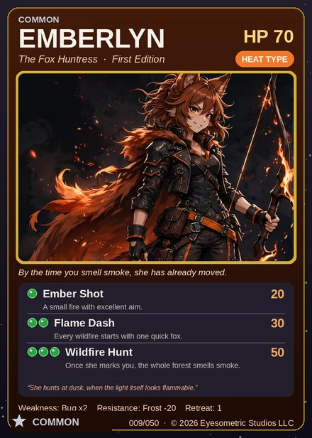 Emberlyn — Channel Legends First Edition card #009
