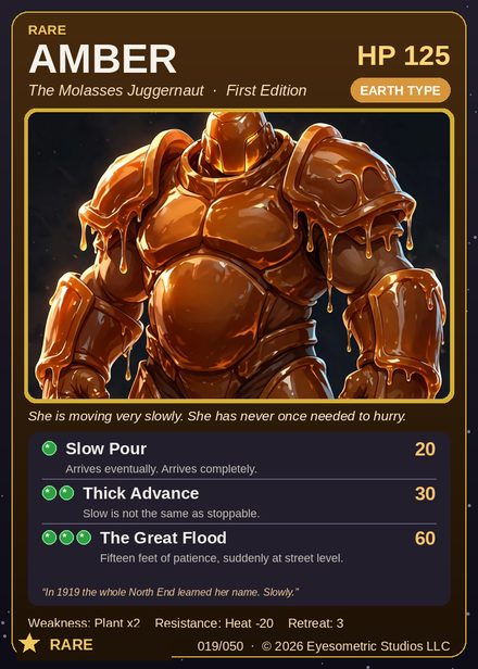 Amber — Channel Legends First Edition card #019
