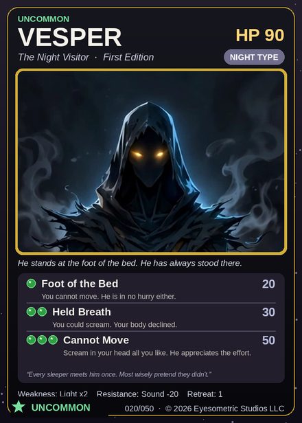 Vesper — Channel Legends First Edition card #020