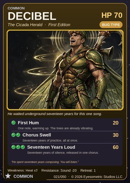Decibel — Channel Legends First Edition card #021