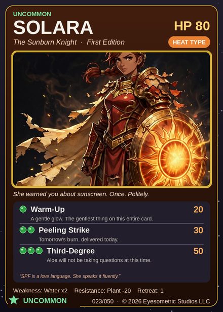 Solara — Channel Legends First Edition card #023