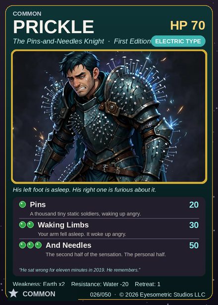 Prickle — Channel Legends First Edition card #026