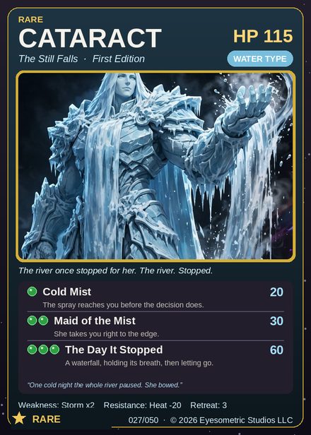 Cataract — Channel Legends First Edition card #027