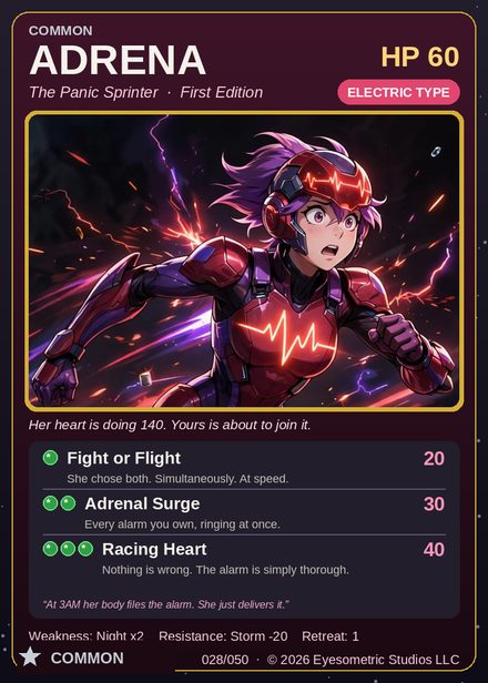 Adrena — Channel Legends First Edition card #028